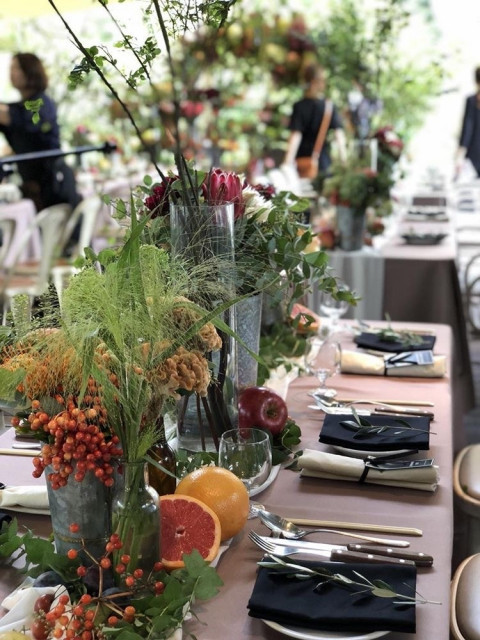 2019年11月のベストハナレポ ハリウッドウエディングと テーブル装花