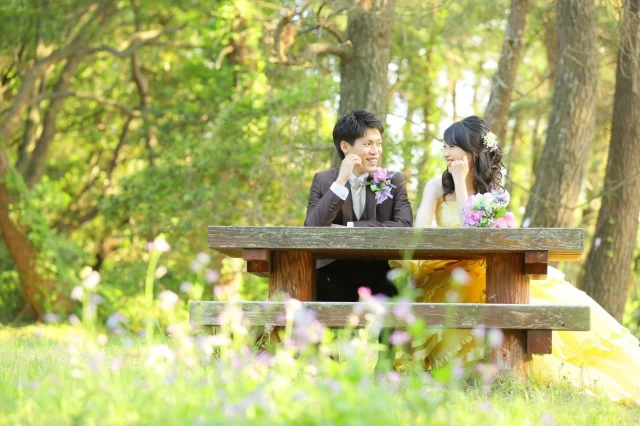 りなさんの前撮りの写真