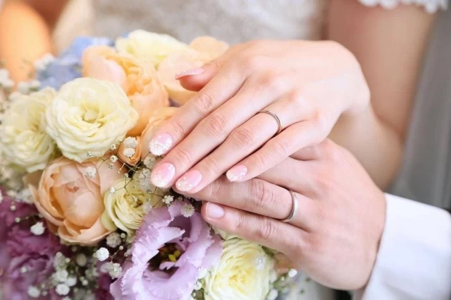りなさんの結婚指輪の写真