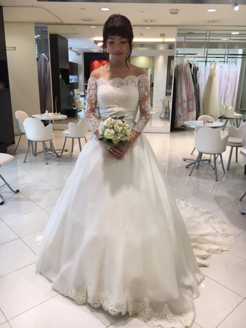 maaaiさんのウエディングドレスの写真