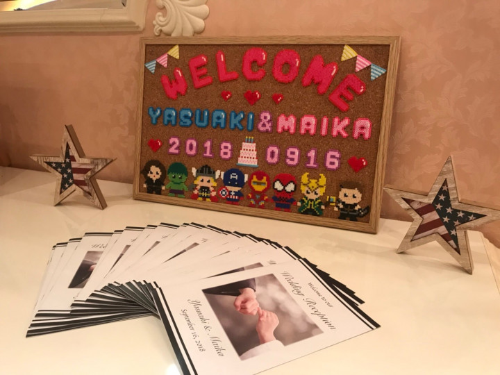 maikaさんの席次表・メニュー表の写真