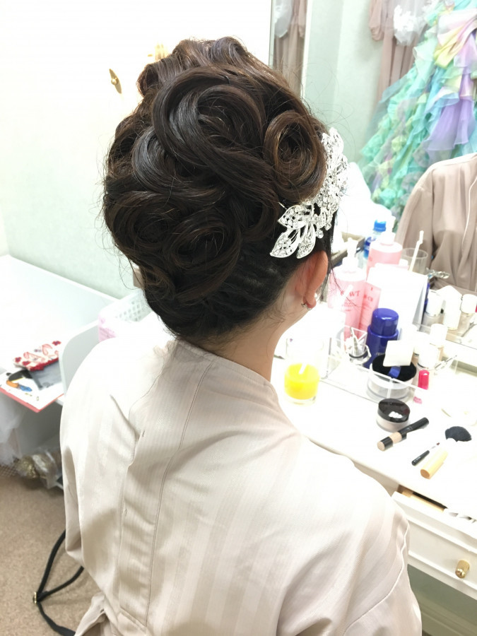 さきさんのヘアメイクの写真