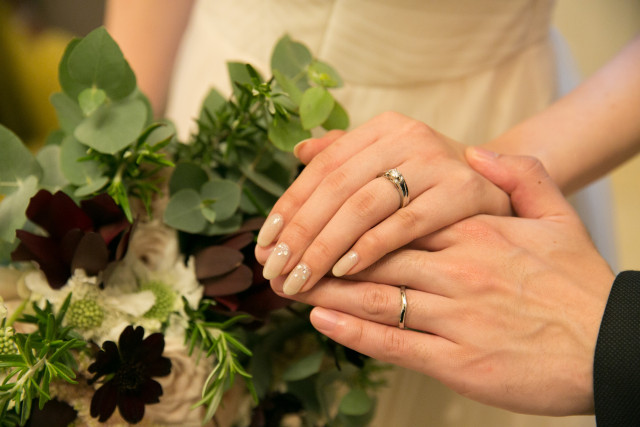 ゆかさんの結婚指輪の写真