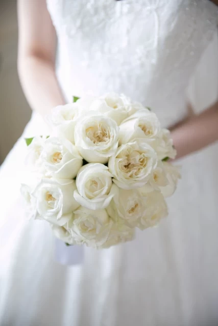 ゆかさんのブーケ・ブートニアの写真