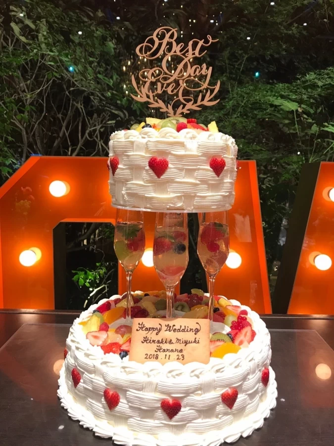 椛ちゃんさんのウエディングケーキの写真