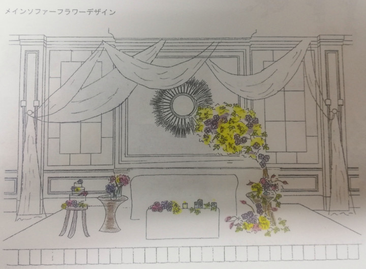 いか先生さんの装花の写真