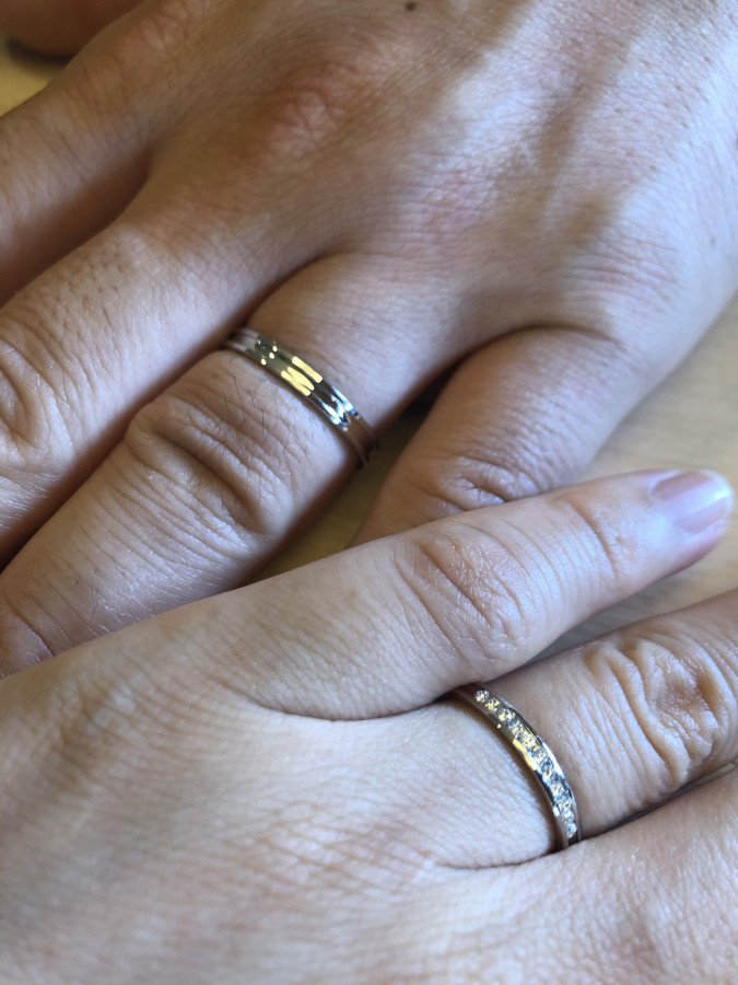 T&Eさんの結婚指輪の写真