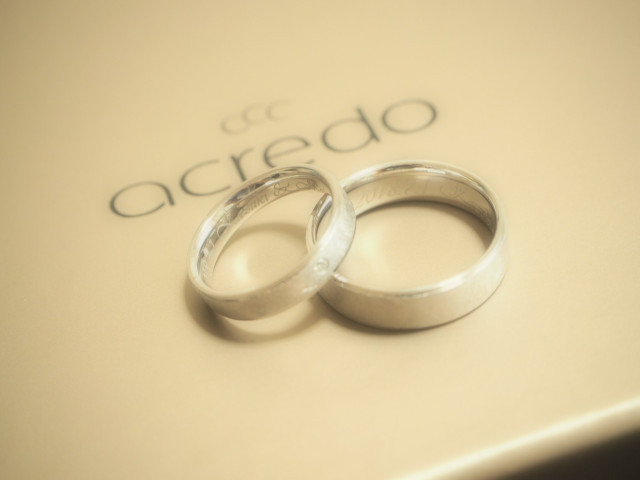 ハム太郎さんの結婚指輪の写真