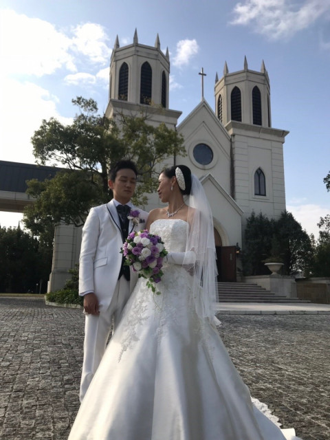 ママ花嫁さんさんの前撮りの写真