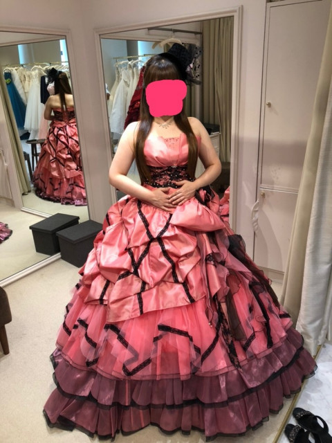 ちぃさんのカラードレスの写真