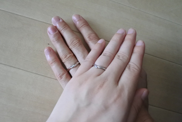 しめさばさんの結婚指輪の写真