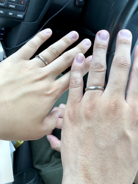 玉木さんさんの結婚指輪の写真
