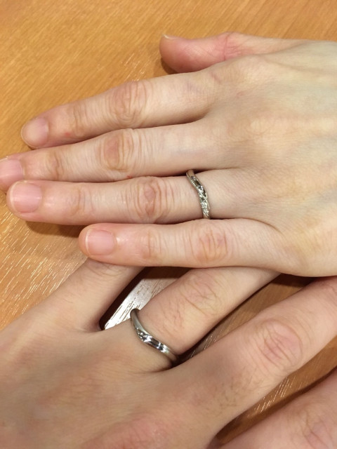 ゆうさんの結婚指輪の写真