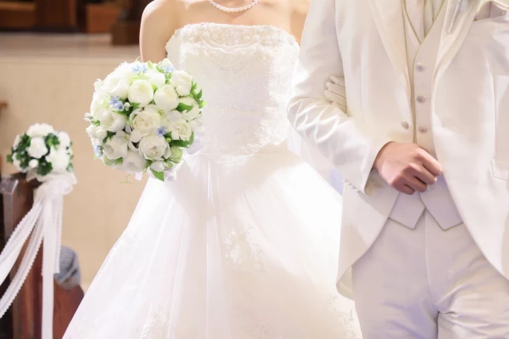 k.weddingさんのウエディングドレスの写真