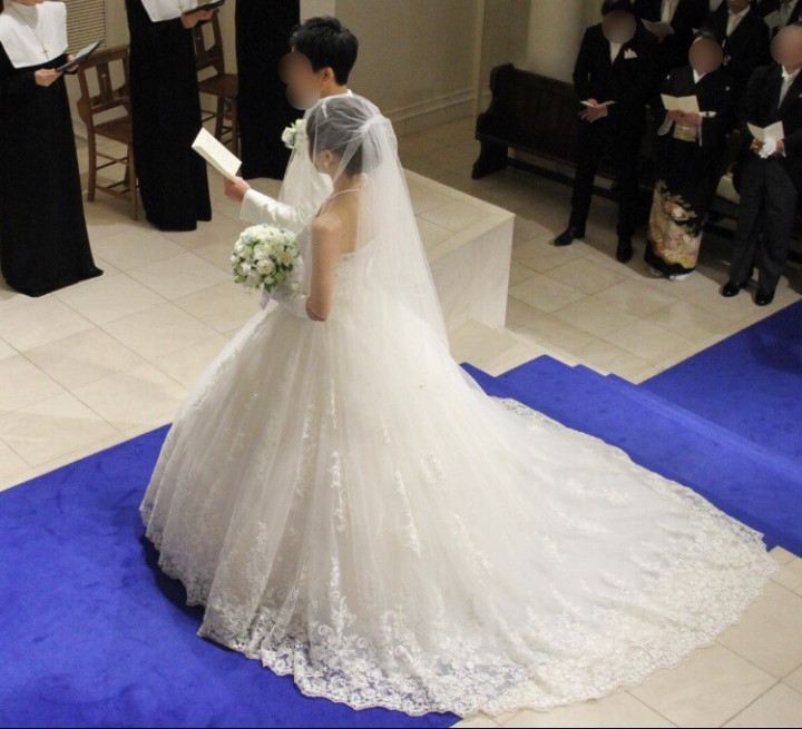 k.weddingさんのウエディングドレスの写真