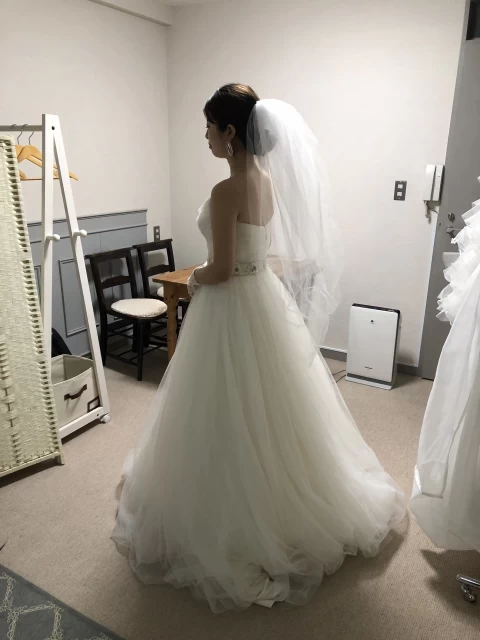 momocoさんのウエディングドレスの写真