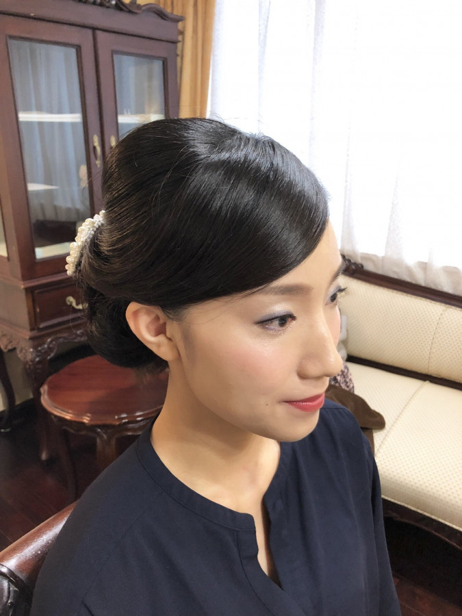 Kさんのヘアメイクの写真