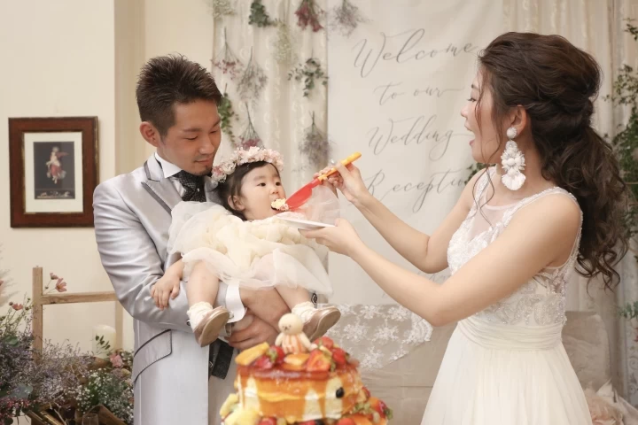 risaさんのウエディングケーキの写真