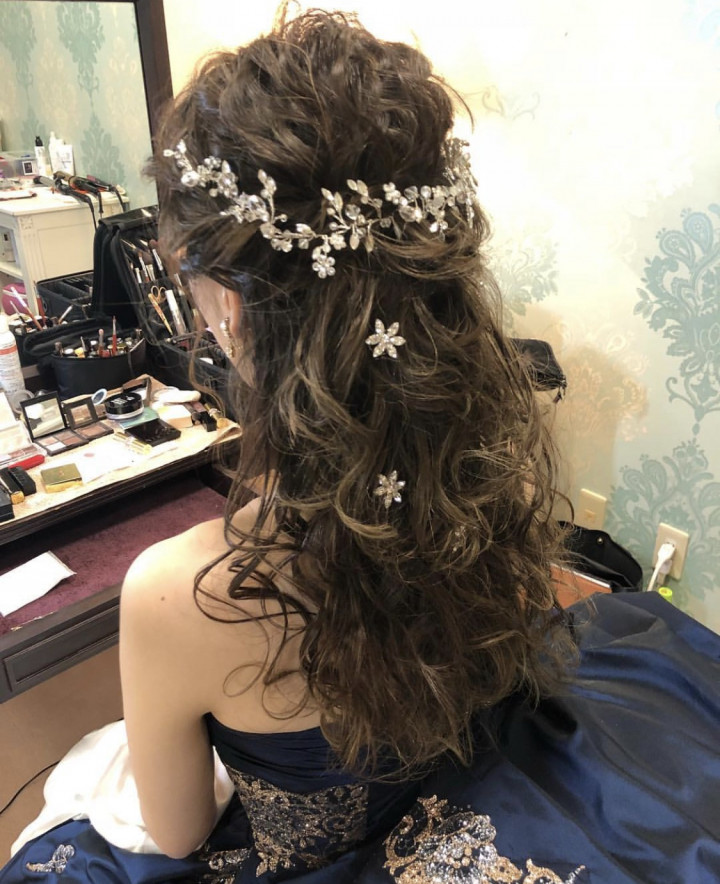 ゆりぐまさんのヘアメイクの写真