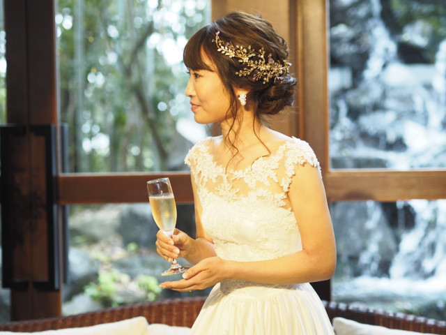 n weddingさんのウエディングドレスの写真