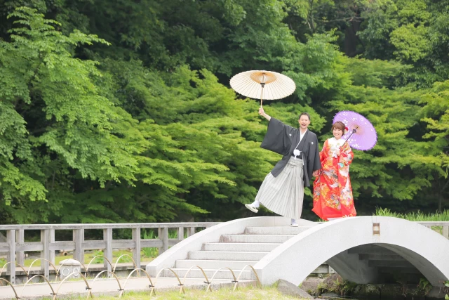 n weddingさんの前撮りの写真