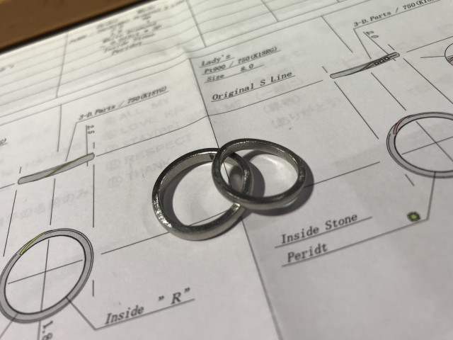 みーぽんさんの結婚指輪の写真
