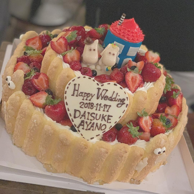 ayanoさんのウエディングケーキの写真
