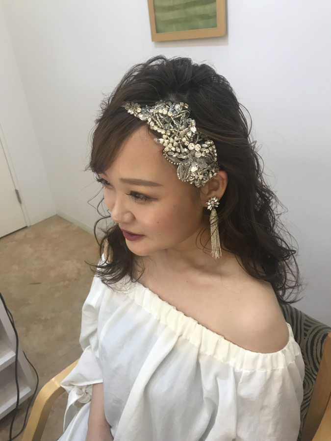 Mさんのヘッドドレス・アクセの写真