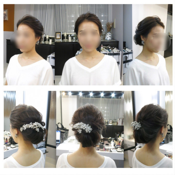 chocoさんのヘアメイクの写真