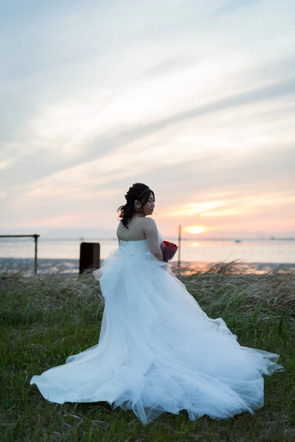 ひな8さんのウエディングドレスの写真