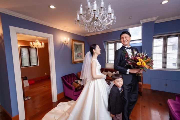 温もりのある空間で、家族3人で作るhomemade wedding－riricoさんの