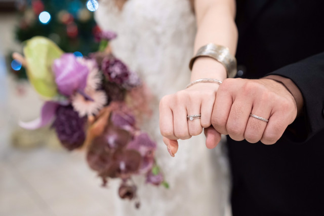 りささんの結婚指輪の写真