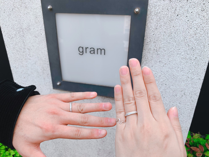 ミウさんの結婚指輪の写真