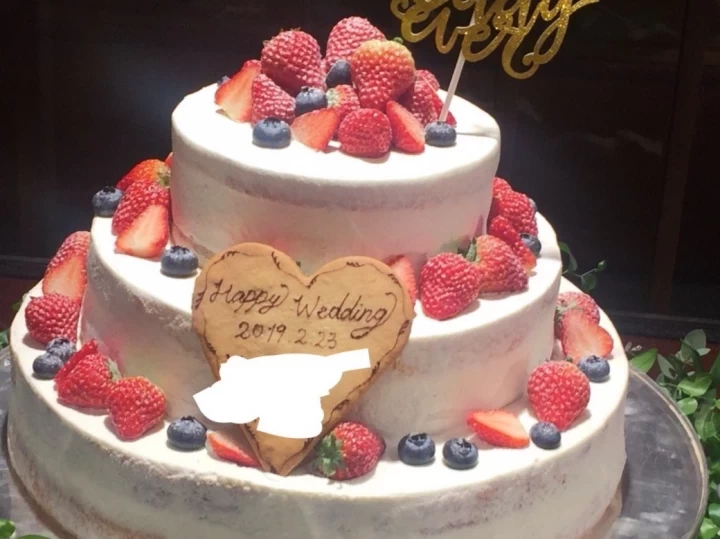 たかさんのウエディングケーキの写真