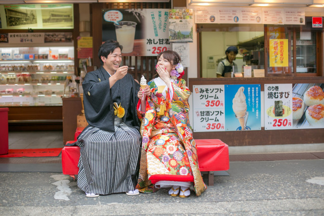 あみさんの前撮りの写真