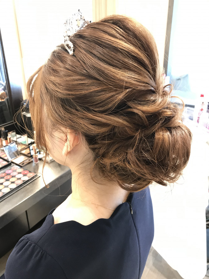 ぴぃさんのヘアメイクの写真