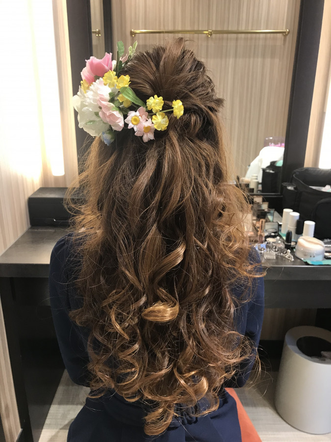 ぴぃさんのヘアメイクの写真