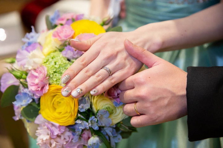 ぴぃさんの結婚指輪の写真
