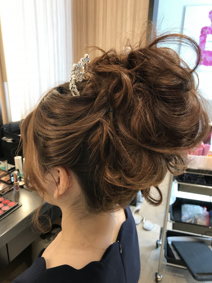 ぴぃさんのヘアメイクの写真