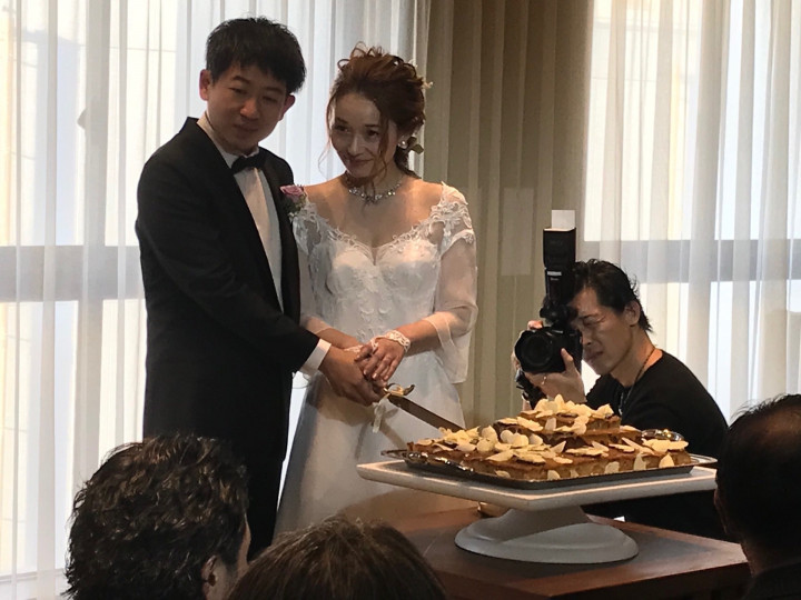 makothonさんのウエディングケーキの写真