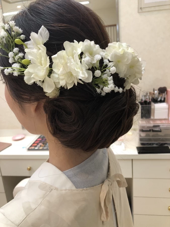 いちごさんのヘアメイクの写真