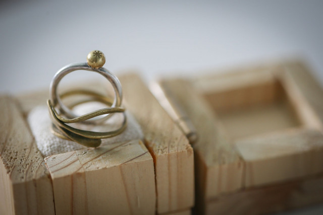 まゆみさんの結婚指輪の写真