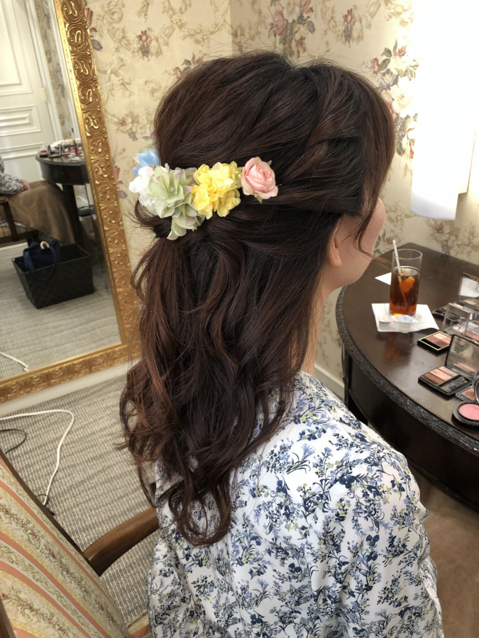 ますこさんのヘアメイクの写真