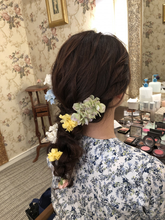 ますこさんのヘアメイクの写真