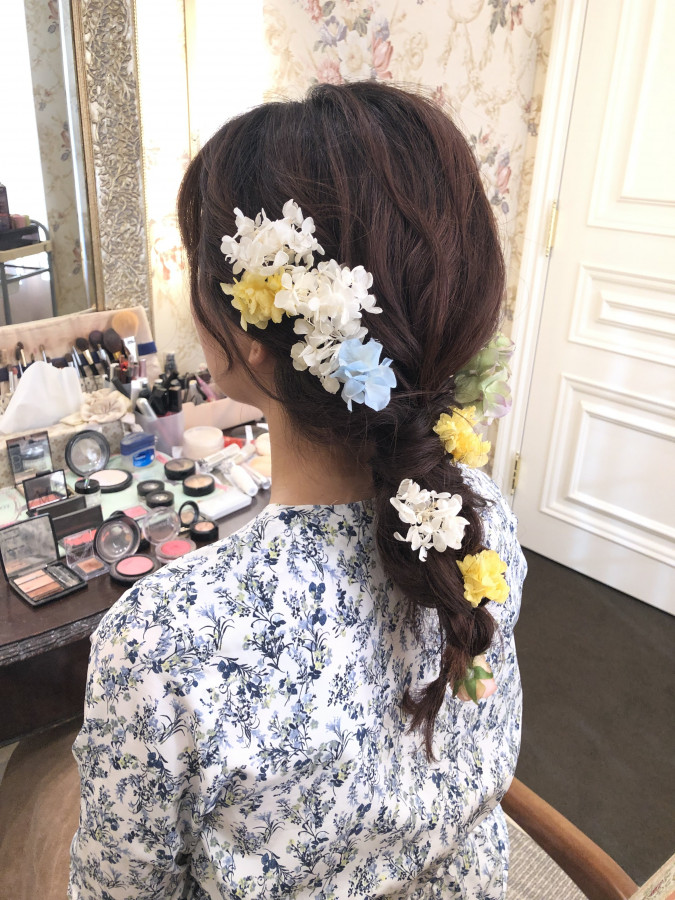 ますこさんのヘアメイクの写真