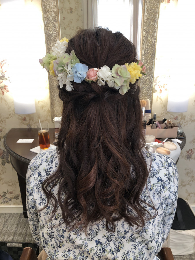 ますこさんのヘアメイクの写真