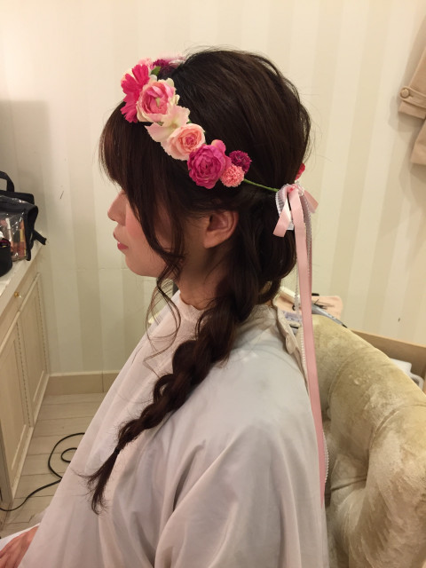 りんごさんのヘアメイクの写真