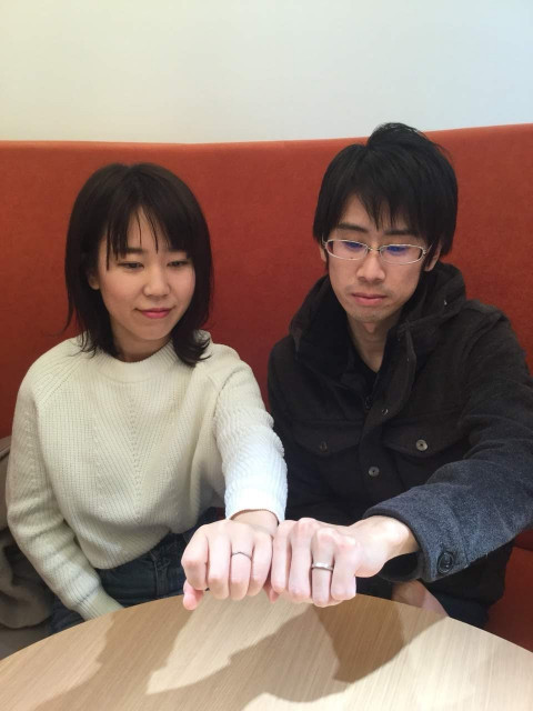 まゆすけさんの結婚指輪の写真