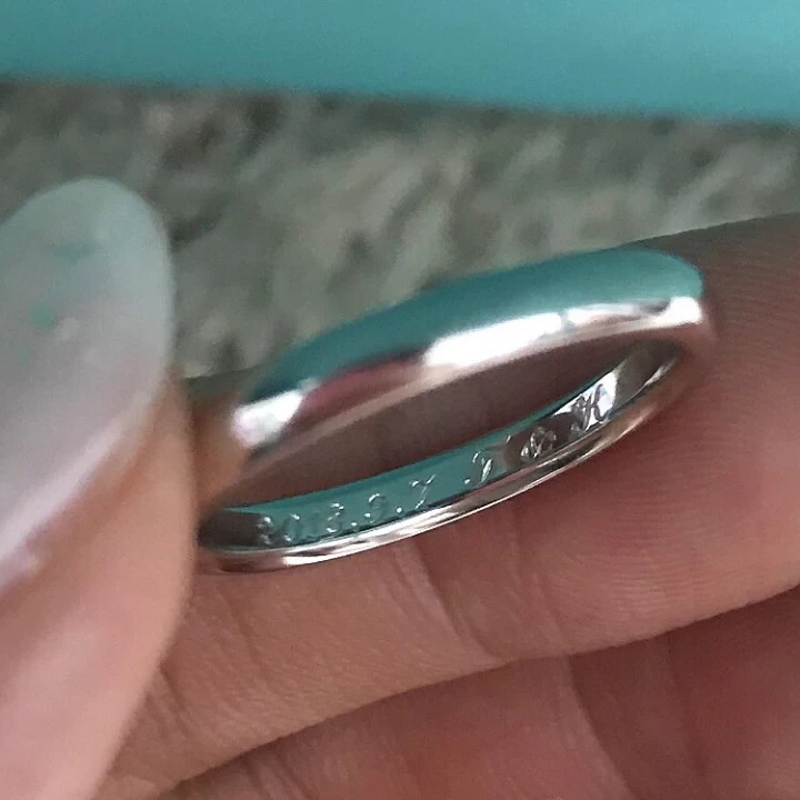 かれんさんの結婚指輪の写真
