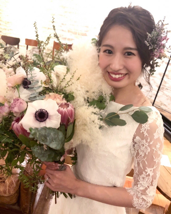 u_weddingさんのブーケ・ブートニアの写真